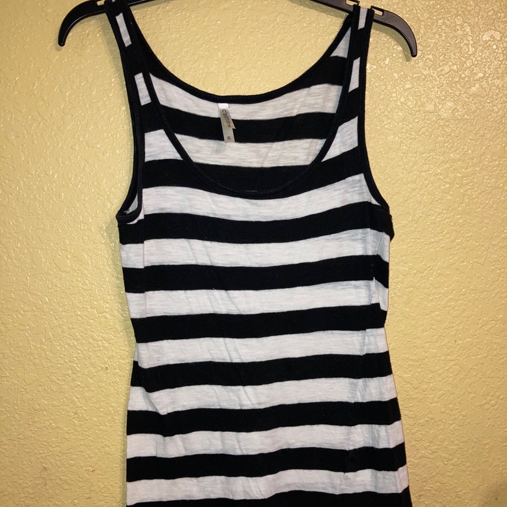 Striped tank top